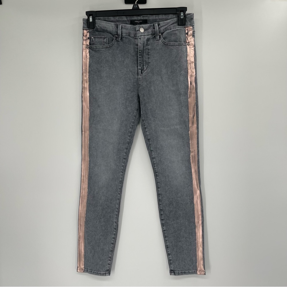 Fidelity Denim Belvedere Mid Rise Crop Jeans NWT